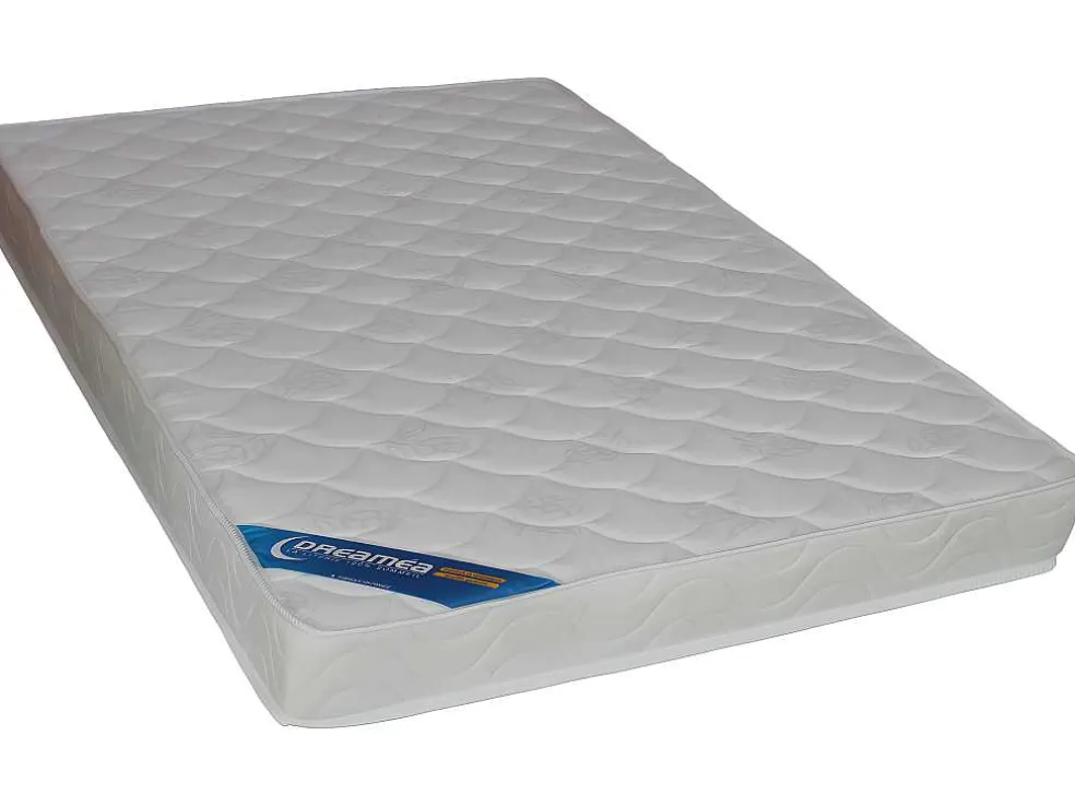Hoogslaper Gedeon Ii - 140 X 190 Cm - Massief Grenen - Gebleekt + Matras