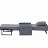 3-In-1 Converteerbare Fauteuil In Stof - Grijs