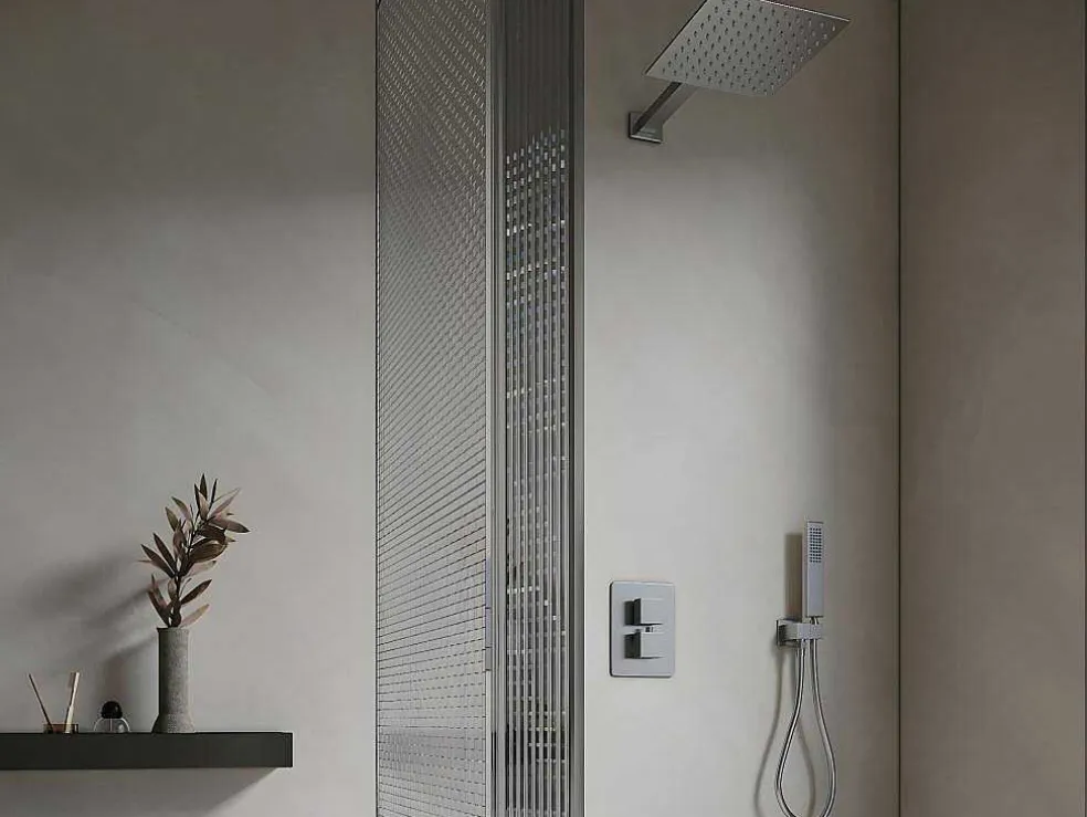 Inbouw Douche Met Thermostatische Mengkraan - Geborsteld Nikkelkleur - Terek