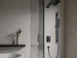 Inbouwdoucheset Met Thermostatische Mengkraan En Verstelbare Wandhouder - Mat Zwart - Terek
