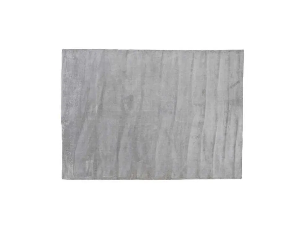 Indra Vloerkleed 300X200 Cm Viscose Grijs.