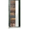 Irwin Kledingkast 2 Deuren, Grijs Matera Decor, Old Wood Decor.