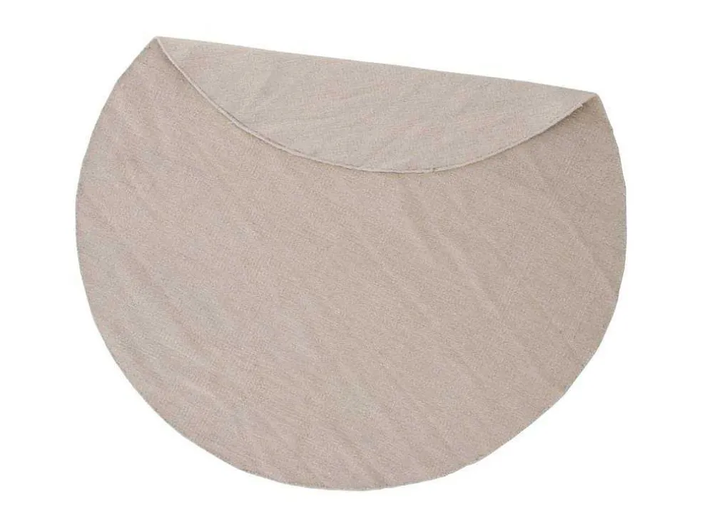 Jaipur Vloerkleed O200 Cm Wol Beige.