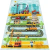 Junior 52105.801 Tapijt Wasbaar Bouwplaats Dieren Voor Kinderen Antisl 160X220 Cm