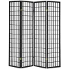 Kamerscherm 4 Vlakken Tottori Van Hout - L175 X H178.5 Cm
