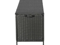 Kaplo Tuintoebehoor Kussen Opbergbox Met Wielen Zwart.