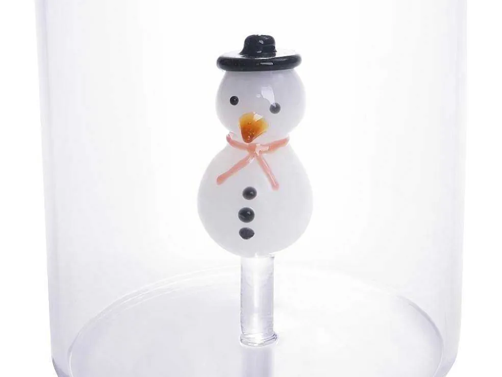 Karaf + Set Van 4 Glazen Met Kerstmotieven - Scopa