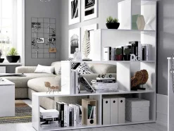 Kast Raja - 6 Niveaus - Kleur: Wit