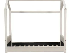 Kinderhutbed 90X200Cm In Fluweel - Lattenbodem - Beige