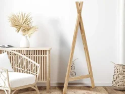 Kinderspiegel Van Teakhout - B55 X H120 Cm - Naturel - Batam