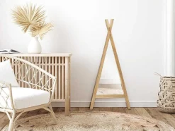 Kinderspiegel Van Teakhout - B55 X H120 Cm - Naturel - Batam