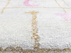 Kindertapijt Hinkelbaan Funny - Polypropyleen - 100 X 150 Cm - Beige En Roze