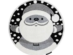 Kindertapijt Joy Rond , Santa Sinterklaas Voor Kinderen - Structuree Cercle 140 Cm