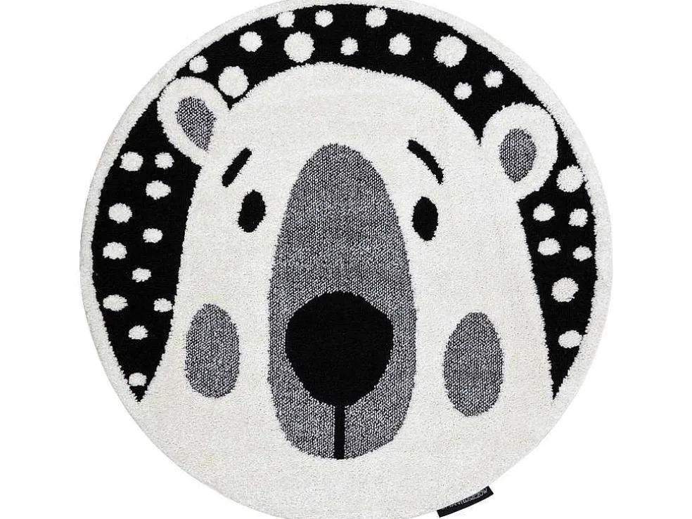 Kindertapijt Joy Rond , Teddy Beertje, Voor Kinderen - Structureel, Cercle 160 Cm