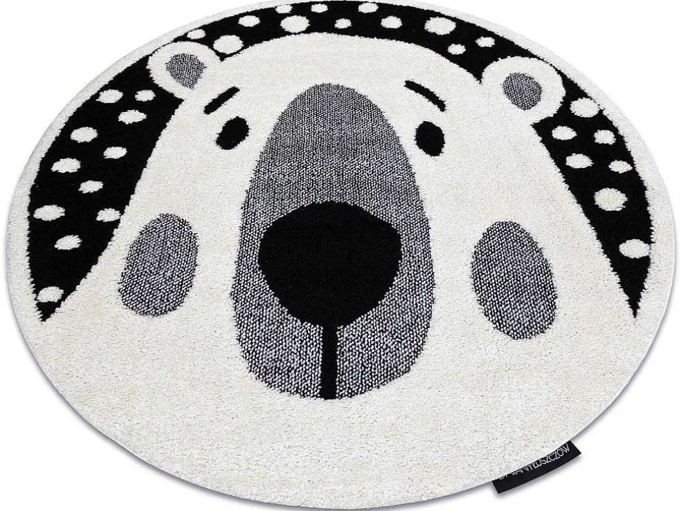 Kindertapijt Joy Rond , Teddy Beertje, Voor Kinderen - Structureel, Cercle 160 Cm
