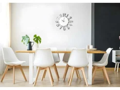 Klok Numbers 1, Wit, Zwart, 50X1,5X50 Cm, Epikasa
