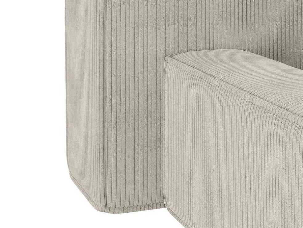 Kofferbed 160 X 200 Cm - Corduroy - Beige - Timano - Van Pascal Morabito