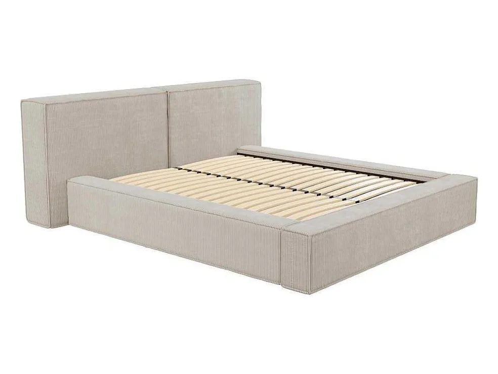 Kofferbed 180 X 200 Cm - Corduroy - Beige - Timano - Van Pascal Morabito
