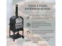 Kukoo Pizza Oven - Buiten + Pizzaschep