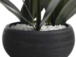 Kunstorchidee Met Pot Van Cement - H65 X B54 Cm - Wit - Tara