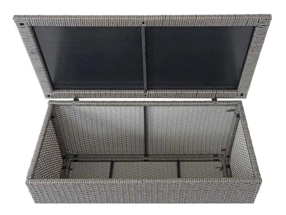 Kussenbox Van Polyrattan Mcw-D88 Iii, Basic Grijs, 51X100X50Cm 170L