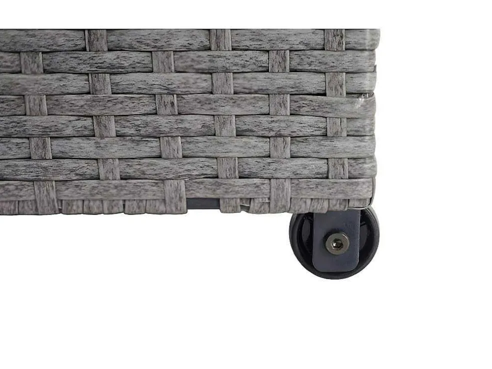 Kussenbox Van Polyrattan Mcw-D88 Iii, Premium Grijs, 63X135X52Cm 320L