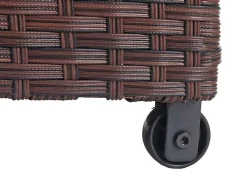 Kussenbox Van Polyrattan Mcw-D88 Iii, Premium Bruin, 51X100X50Cm 170L