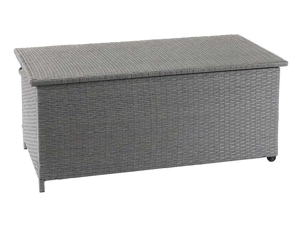 Kussenbox Van Polyrattan Mcw-D88 Iii, Premium Grijs, 51X115X59Cm 250L