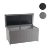 Kussenbox Van Polyrattan Mcw-D88 Iii, Basic Grijs, 63X135X52Cm 320L