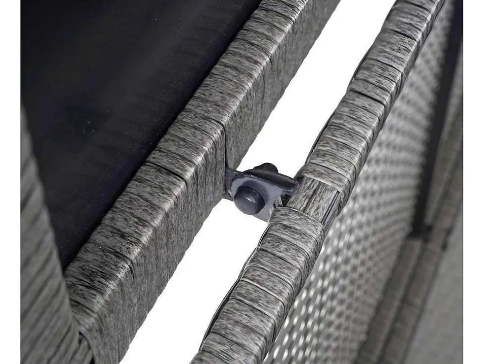 Kussenbox Van Polyrattan Mcw-D88 Iii, Basic Grijs, 80X160X94Cm 950L