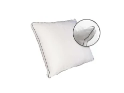 Kussengevoelig Hoofdkussen In Perkaal Katoen - 91 Draden/Cm - 50 X 70 Cm - 700 Gr - Wit - Auxence