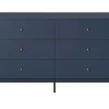 Ladekast Bogdan - 6 Laden - Blauw