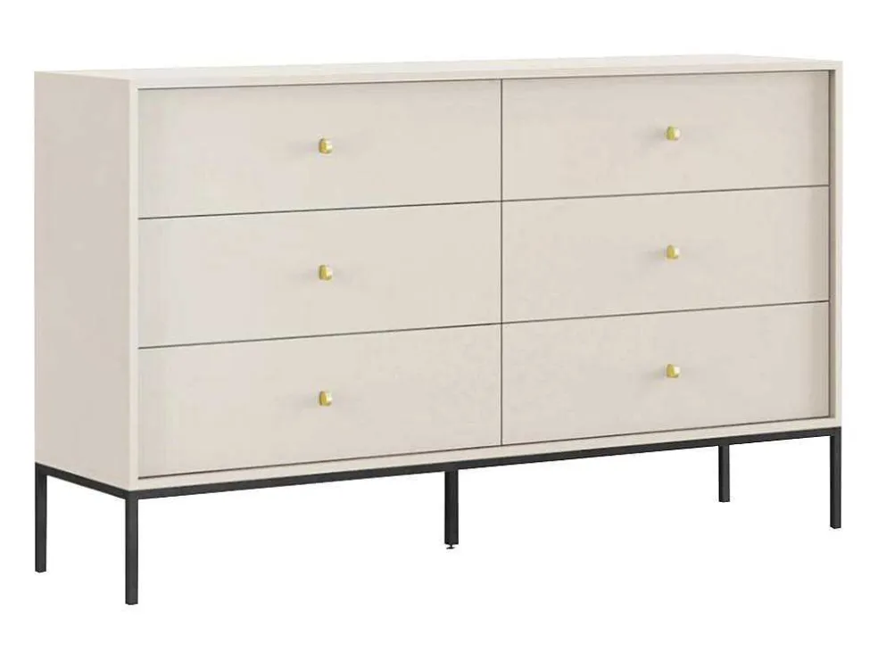 Ladekast Met 6 Laden - Beige - Bogdan