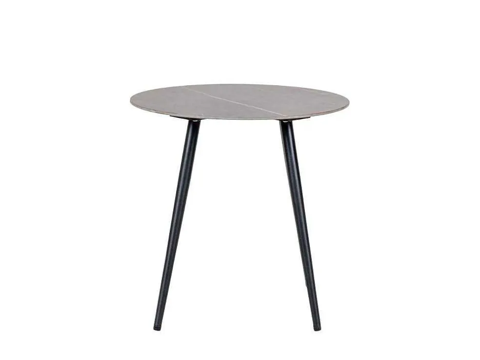 Lazio Bijzettafel O45Cm Grijs.
