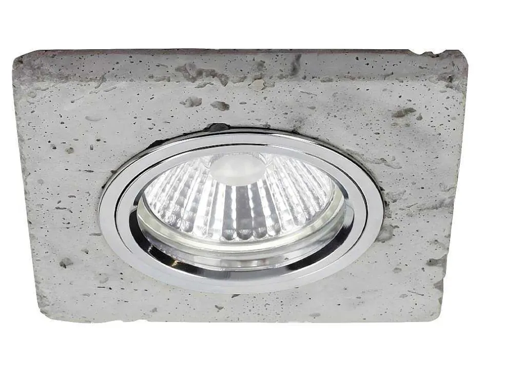 Ledsdream Plafondlamp, Cement, Chroom, 8,8X8,8X6 Cm, Epikasa