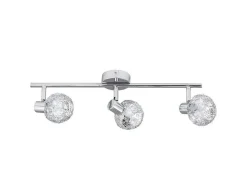 Lena Plafondlamp, Chroom, 47,5X10X13,5 Cm, Epikasa