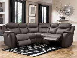 Leren Relaxhoekbank Evasion - Bruin