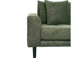 Lido Bank Bank Met Chaise Longue Rechts Gericht 4 Kussens Groen.