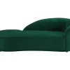 Linkse Chaise Longue Met Bekleding In Groen Fluweel Lonigo Van Pascal Morabito