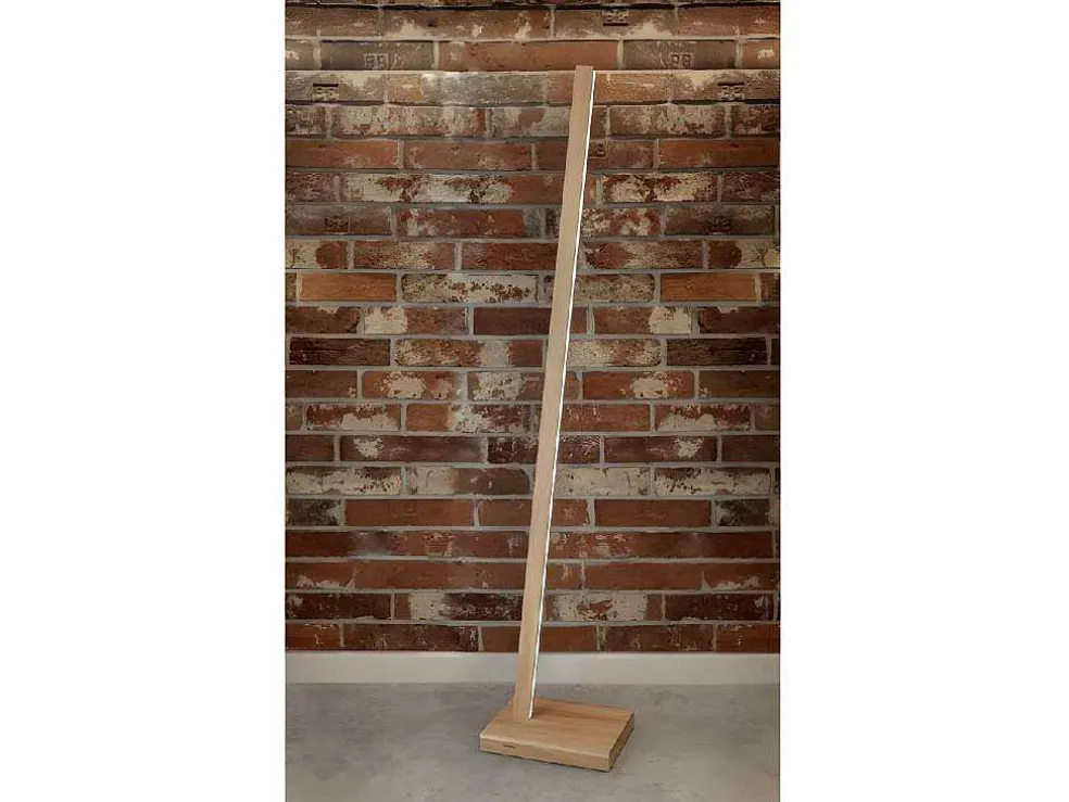 Linus Vloerlamp, Eiken Geolied, 20X30X150 Cm, Epikasa