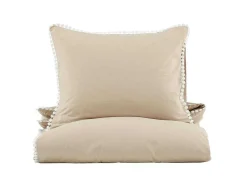 Livia Bedset 1 Set 200X150Cm Beige, Wit.