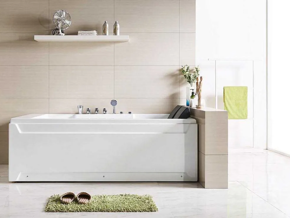 Massagebad - 2 Personen - 515 L - 182 X 122 X H64 Cm - Hoek Rechts - Thalassa