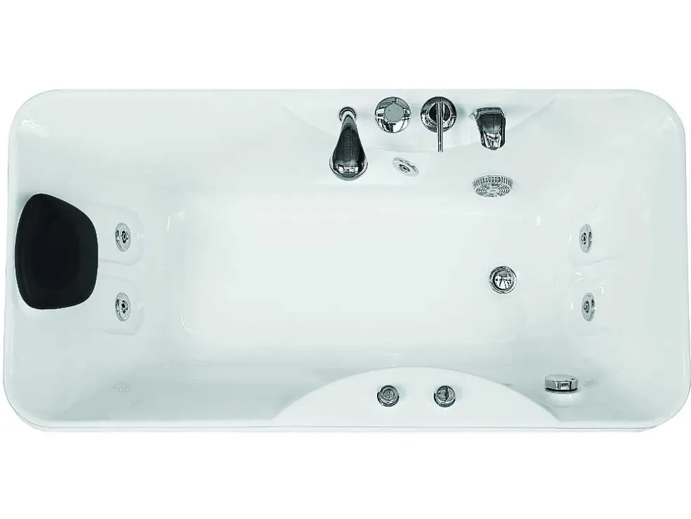 Massagebad - 1 Persoon - 150 X 75 X 59 Cm - Hoek Rechts - Gavino