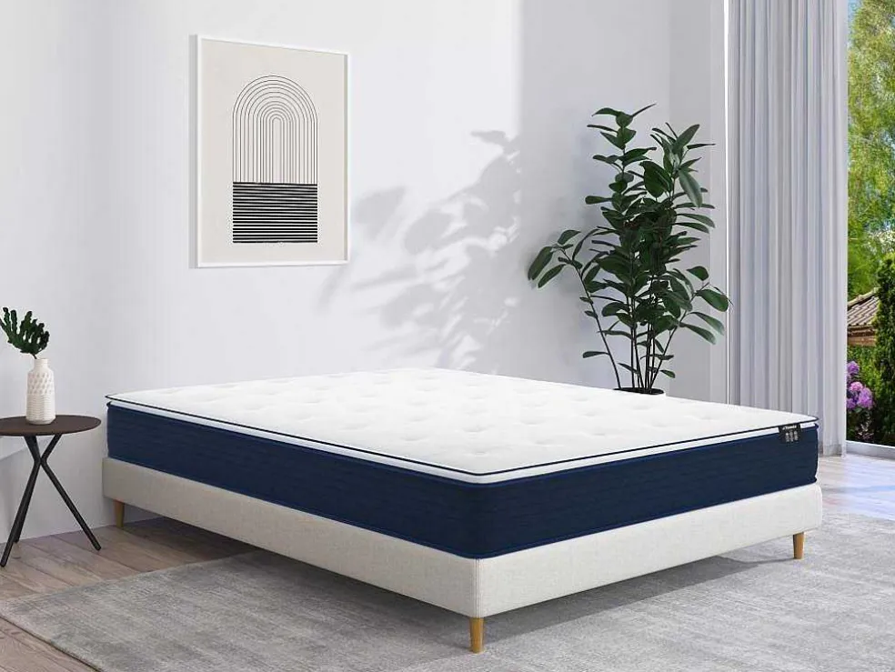 Matras 140X190Cm Met Pocketveren En Bijpassende Topmatras Dikte 24Cm - Altier Van Dreamea