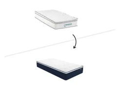 Matras 90X190Cm Met Pocketveren En Bijpassende Topmatras Dikte 24Cm - Altier Van Dreamea
