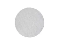 Mattis Vloerkleed O200 Cm Polyester Wit.