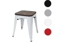 Mcw-A73 Kruk Incl. Houten Zitting, Wit