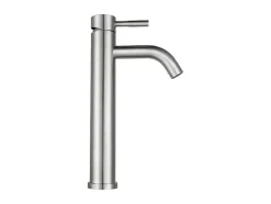 Mechanische Mengkraan Met Ronde Vorm Van Roestvrij Staal - Geborsteld Nikkel - H29,6 Cm - Salavan
