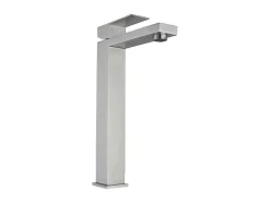 Mechanische Mengkraan Met Vierkante Vorm Van Roestvrij Staal - Geborsteld Nikkel - H31 Cm - Canilas