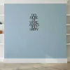Metalen Decoratie Makes You Happy 1, Zwart, 41X1,5X70 Cm, Epikasa